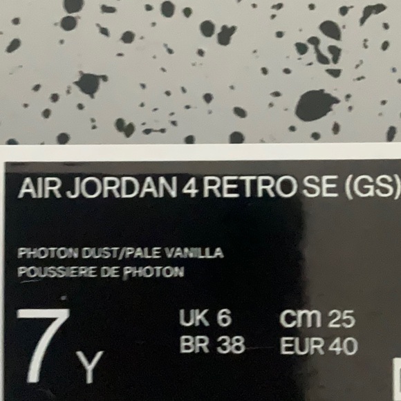 JORDAN 4’s RETRO CRAFT SIZE 7Y BOYS - Picture 7 of 8